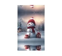 Merry Christmas Simpatico pupazzo di neve 1 stampa bandiera decorativa per esterni bandiera dovere esposizione interna cortile stagioni decorazioni per le vacanze