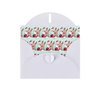 Merry Christmas Stampa Holiday Love Buckle Pearl Paper Bulk con buste di auguri, Thinking Of You Biglietti 4 x 15,2 cm