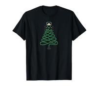 Merry Christmas - Stetoscopio con Albero per Infermiere Maglietta
