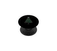 Merry Christmas - Stetoscopio con albero per infermiere PopSockets PopGrip Adesivo