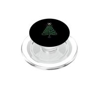 Merry Christmas - Stetoscopio con albero per infermiere PopSockets PopGrip per MagSafe