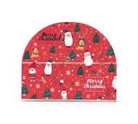 Merry Christmas Trees Babbo Natale Pattern Cartoon Style Acrilico simpatico portatovaglioli per esterni, sala da pranzo portatovaglioli autoportanti per cucina decorazione domestica per tavolo, cucina