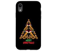 Merry Christmas Tuba Tree Tuba Music Lover Xmas Holiday Custodia per iPhone XR