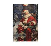 Merry Christmas Vivid Colore Bandiera 2x3 Ft Per All'aperto Bandiere Banner Con Occhielli Premium Poliestere