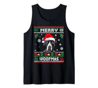 Merry Christmas Woofmas Great Dane Dog Funny Ugly Xmas Canotta