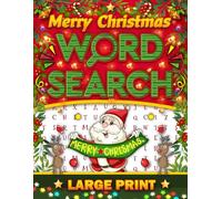Merry Christmas Word Search Puzzle Book For Adults: Engaging Large Print Easy Medium Xmas Themed Holiday Challenging Relaxing Fun Word Find Logic ... Christmas Gifts ideas Stocking Stuffers