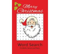Merry Christmas Word Search Puzzle Book: Word Searches with Easy to Read Print about Christmas, and Holiday Celebrations and more. 6 x 9, 110 pages, ... Great for Holidays, Vacations and Free Time.