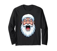 Merry Christmas, Xmas Santa Claus Meme Maglia a Manica