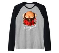 Merry Christmask Babbo Natale con Maschera Natale 2020 Maglia con Maniche Raglan