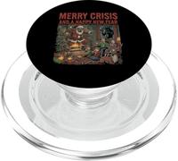 Merry Crisis e un Felice Nuovo Paura Horror Natale PopSockets PopGrip per MagSafe