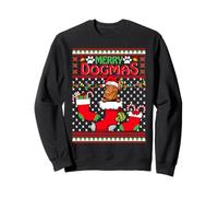 Merry Dogmas Doberman Dog Funny Ugly Christmas Xmas Felpa