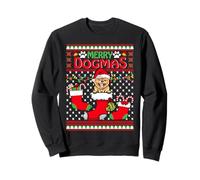 Merry Dogmas Pomeranian Dog Funny Ugly Christmas Xmas Felpa