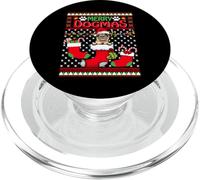 Merry Dogmas Pug Dog Funny Ugly Christmas Xmas PopSockets PopGrip per MagSafe
