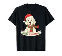 Merry Doodlemas, Natale Doodle Dog Meme Adorabile Doodles Maglietta