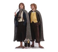 Merry E Pipino Ufficiale Lifesize Cartone Ritaglio Lord of the Rings Gratis Mini