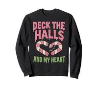 Merry Emo Christmas Deck The Halls And My Heart Sad Gothic Felpa