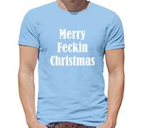 Merry Feckin Natale - T-Shirt - Divertente Grezzo Slogan Natale Irish
