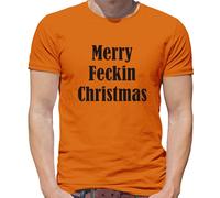 Merry Feckin Natale - T-Shirt - Divertente Grezzo Slogan Natale Irish
