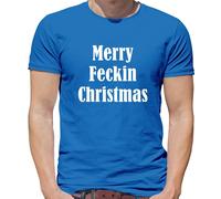 Merry Feckin Natale - T-Shirt - Divertente Grezzo Slogan Natale Irish