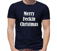 Merry Feckin Natale - T-Shirt - Divertente Grezzo Slogan Natale Irish