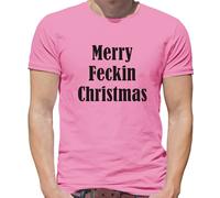 Merry Feckin Natale - T-Shirt - Divertente Grezzo Slogan Natale Irish