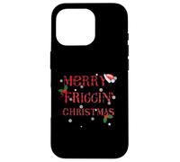 Merry Friggin - Pigiama natalizio a quadretti, motivo: bufalo Custodia per iPhone 16 Pro