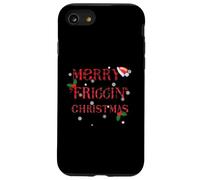 Merry Friggin - Pigiama natalizio a quadretti, motivo: bufalo Custodia per iPhone SE (2020) / 7/8