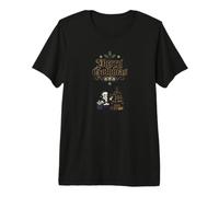 Merry Gothmas Skeleton Babbo Natale Morto Albero Gotico Natale Maglietta Premium