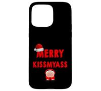Merry KissMyAss Funny Santa Christmas Dirty Joke Custodia per iPhone 15 Pro Max