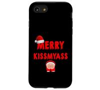 Merry KissMyAss Funny Santa Christmas Dirty Joke Custodia per iPhone SE (2020) / 7/8