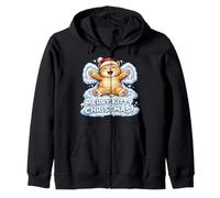 Merry Kitty Christmas - Angelo con Neve, Adorabile per Bambini e Bambine Felpa con Cappuccio