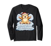 Merry Kitty Christmas - Angelo con Neve, Adorabile per Bambini e Bambine Maglia a Manica