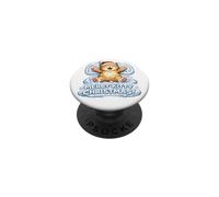 Merry Kitty Christmas - Angelo con neve, adorabile per bambini e bambine PopSockets PopGrip Adesivo