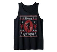 Merry Krampus Horror Spooky Male Divertente Brutto Natale Canotta