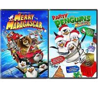 Merry Madagascar/Party with the Penguins (Mad-Tastic Holiday 2-Pack)