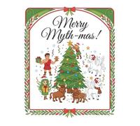 Merry Myth-mas!: A Cute Greek Mythology Christmas Coloring Book