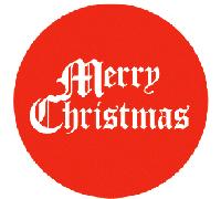 Merry Natale Adesivi