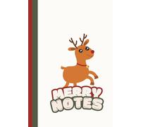 Merry Notes - Cute Reindeer Notebook: Adorable Reindeer-Themed Lined Journal for Writing, Doodling, and Holiday Fun - 100-Page 6x9 Inch Christmas Notebook Gift for Kids, Teens, and Stationery Lovers