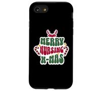Merry Nursing Christmas! Carino infermiera Custodia per iPhone SE (2020) / 7/8