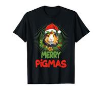Merry Pigmas Porcellini d'India Natale Maglietta