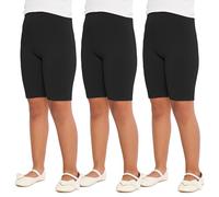Merry Style 3 Pack Leggings Corti Bambina e Ragazza MS10-227 (Nero/Nero/Nero, 158)