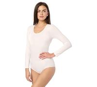 Merry Style Body Manica Lunga Donna BD900 (Ecru, S)