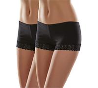Merry Style Boxer Donna MSGAB55 (Nero (2Pack), 46 (Taglia Produttore: L))