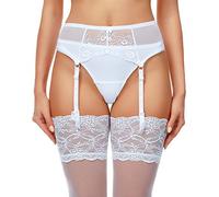 Merry Style Cintura Reggicalze Donna 911 (Bianco-2, L)