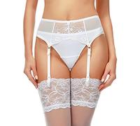 Merry Style Cintura Reggicalze Donna 911 (Ecru, M)