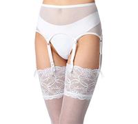 Merry Style Cintura Reggicalze Donna MSKS912 (Ecru, S)