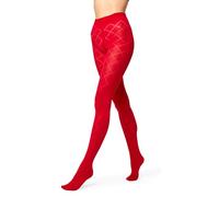 Merry Style Collant Opachi Donna MS 328 60 DEN (Rosso, XL)