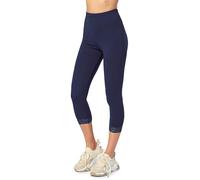 Merry Style Leggings 3/4 Donna Capri con Pizzo in Viscosa MS10-290 | Vita elastica, tessuto morbido e bordo in pizzo al fondo, modello aderente sotto il ginocchio per casa e tempo libero