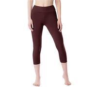 Merry Style Leggings 3/4 Pantaloni in Cotone Donna MS10-430 (Marrone, S)
