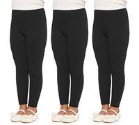 Merry Style Leggings Bambina Lunghi MS10-225 (3Pack Nero, 122)
